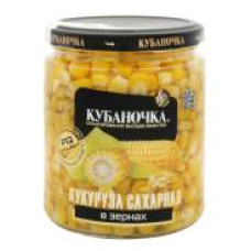 Кукуруза сладкая "Кубаночка" ст/б, 360 г (425 мл)