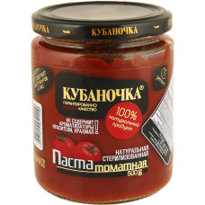 Томатная паста "Кубаночка" 500 гр, ст/б