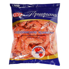 Королевская креветка в панцире в/м, 50/70, 1000 гр