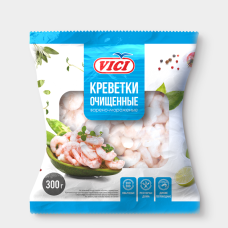 Креветки очищенные 200/300, 300 гр VICI